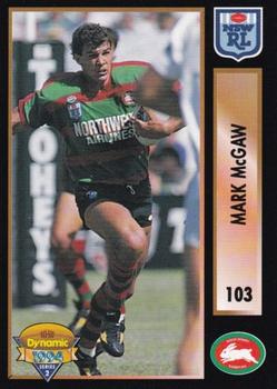 1994 Dynamic Rugby League Series 2 #103 Mark McGaw Front